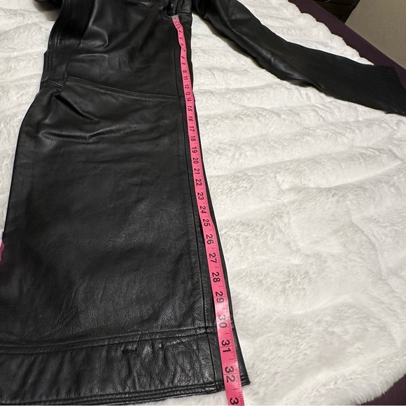 Men’s M.Julian Wilson’s Leather Motorcycle Riding Pants Size 36x32 - Picture 3 of 16